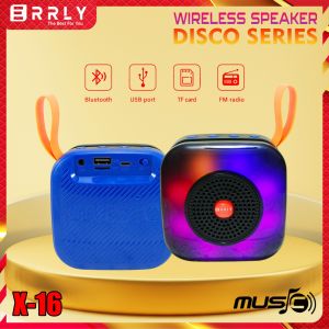 ERRLY Bluetooth Speaker Wireless X16 Disco Series Speker Portable TWS 2 IN 1 Power Bass + Stand Hp