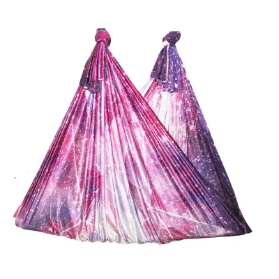 2023 New Aerial Yoga hammock Fabric Flying Pilates Yoga Swing Silk Aerial Anti-Gravity Traction Device Fitness Yoga Home Gym