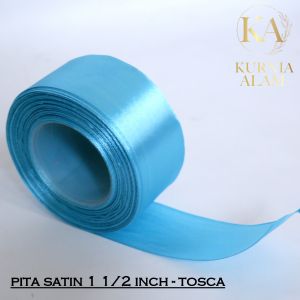 Pita Satin Eagle Import Taiwan Ukuran 1 1/2 inch atau lebar 4 cm di Jual Per ROLL isi 22.5yard