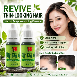 Authentic Usma Grass Hair Growth Liquid Eyebrow Growth Liquid Nourishing Essence Hairline Beard Care Serum for Fuller Looking Brows Hair and Beard