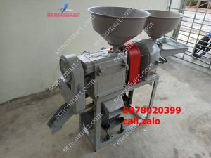MÁY XÁT GẠO 2 CHỨC NĂNG động cơ 3KW tiết kiệm điện năng