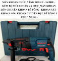 Máy Khoan Búa Boschh GBH 2-26 DR Chính Hãng Công Suất Lớn 800W Lõi đồng 100% - Máy Khoan Bê Tông - Máy Khoan Cầm Tay - Bảo Hành 12 tháng.. 