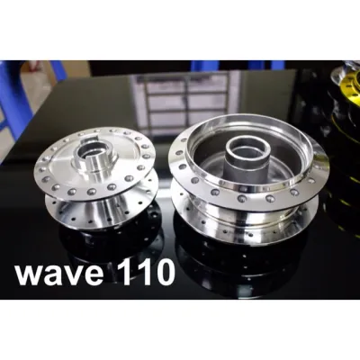 Cặp Đùm WAVE 110 FUTURE LED_Cặp Đùm Thailand Mạ crom sáng bóng_Cặp trước đĩa sau đùm