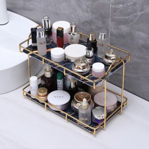 Namiki 2 Layer Plastic Bathroom Storage Rack Shelving Rak Storage