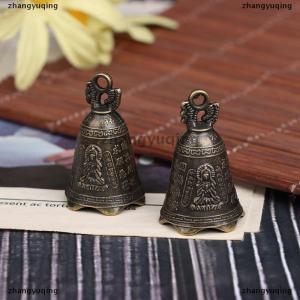 [COD] zhangyuqing Antique Bell Chinese Mini Sculpture Pray Guanyin Buddha Bell Shui Feng Bell