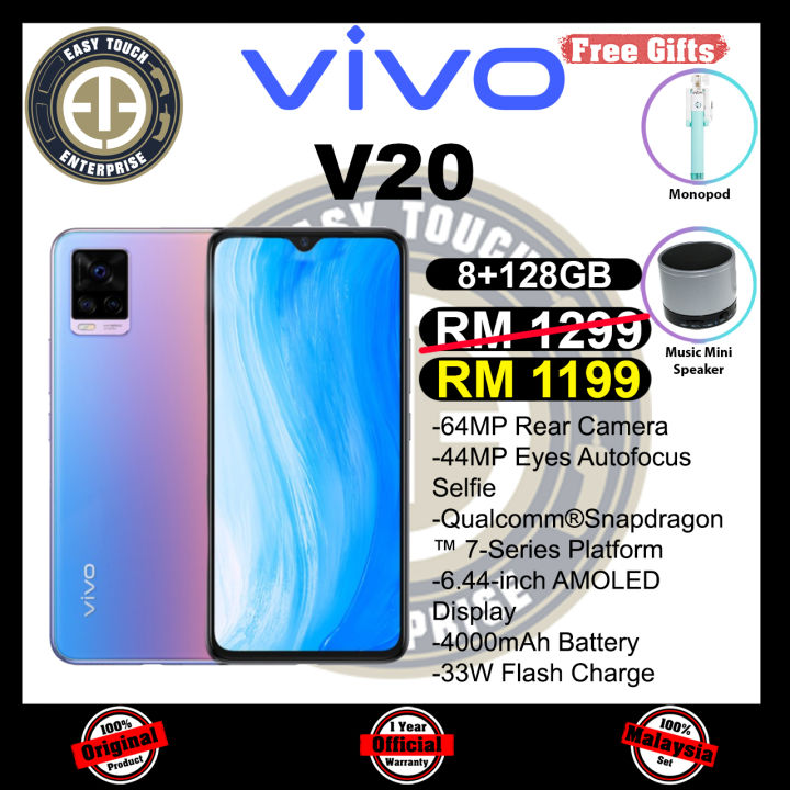 Selfie Camera Vivo V20 Eye Autofocus Vivo V20 Pro 5G 128GB Sunset
