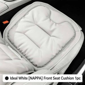 Universal Breathable Perforated Car Seat Cushion Nappa Leather Waist Support Auto Seat Protector Pad Car Seat Cover for All Cars Tropical Use