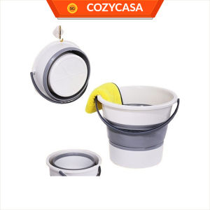 【COZYCASA】Portable Collapsible Bucket / PP+TPE Material / Foldable Storage / Home and Outdoor