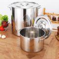 Stainless Steel Set Stock Pot/ Periuk Sup 30cm*30cm  20Liter. 