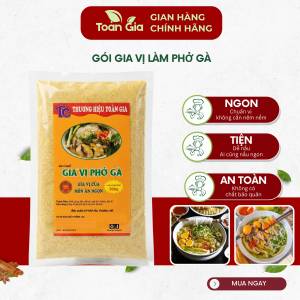 Gia vị phở gà Toàn Gia gói gia vị nấu nước dùng trong ngọt tự nhiên tiện lợi cho gia đình