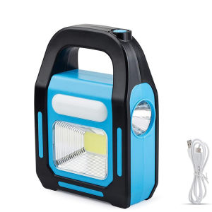 3 in 1 Solar USB Rechargeable LED Camping Lantern  Work Light Portable  Emergency Power Bank Camping Fishing Car Repair Emergency Light
