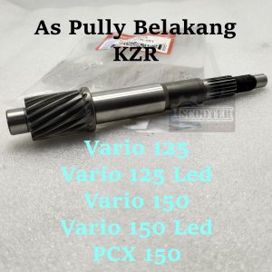 AS Pully belakang KZR HONDA VARIO 125 OLD LED VARIO 150 PCX 150 kualitas original Presisi dan awet puli pulley ori ahm hgp (Bisa Cod)