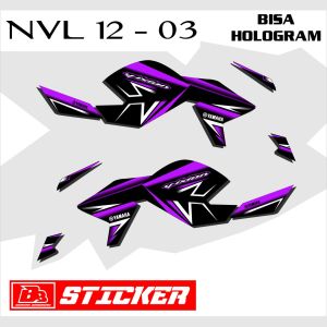 STRIPING VIXION NVL STICKER PREMIUM YAMAHA NEW VIXION LIGHTNING BISA HOLOGRAM SEMIFULL NVL 12