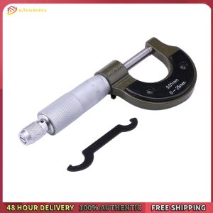 Winnereco Practical Measurement Micrometer Carbon Steel Metric Micrometer Precise Tools Outside Micrometers Accessories Accurate Measuring Tool