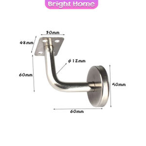 1 ชิ้น ขาราวบันได สแตนเลส เกรด 304 ขาราวบันได เส้นโค้ง/แบน ทนทาน Stair handle bracket