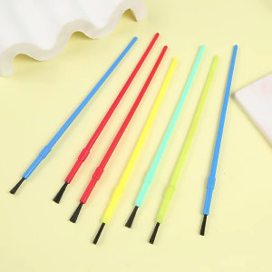 50 Pcs Small Brushes Set Nylon Hair Painting Brushes Set Art Supplies For Watercolor Gouache Acrylics