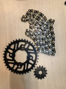 NHÔNG SÊN DĨA(NHÔNG XÍCH ĐĨA) PRO-BIKE THÁI CNC CHO SUZUKI RAIDER RÁP LÊN ZIN THEO XE KHÔNG CHẾ CHÁO