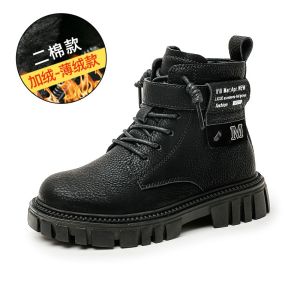 YCAMEL 2025 Genuine Leather Kids Martin Boots Boys Snow Shoes Waterproof Warm Fur Children Ankle Boots Toddler Boys Winter Sneakers 2023