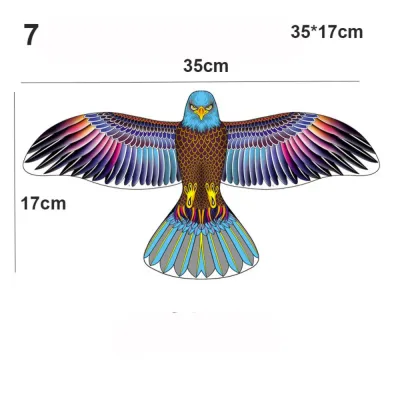 CTOF 20/35cm Plastic Eagle Kite Children Gift Cartoon Flying Bird Kites DIY Toy Large Eagle Kites Garden Outdoor Sports
