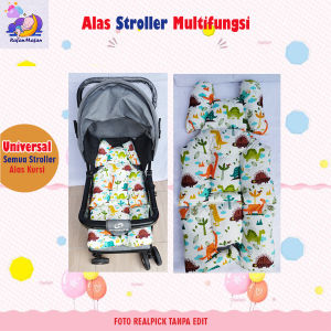 ALAS STROLLER BAYI CAR SEAT BOUNCER LUBANG SEAT PADDING BABY ALAS KURSI MAKAN BISA UNTUK ALAS DI MOBIL