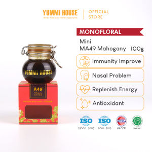 Yummi House Mini MA49 Mahogany Monofloral Wild Honey (Immunity Nasal Energy Antioxidant) - 100g