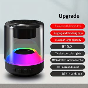 GRATIS ONGKIR COD Speaker Bluetooth Full Bass RGB For Gaming and Music YD-88 HiFi Surround Sound