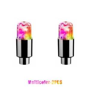 2/4PCS Luminous Car Tire Valve Cap Fluorescent Night Glowing Decor Motorcycle Bike Wheel Nozzle Dustproof Tyre Valve Stem Caps