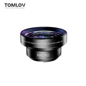 TOMLOV Digital Microscope Wide Angle Lens WL01 30MM Wide Angle 0.45x Converter Lens w/Macro Portion Pro Digital Precision Lens for Tomlov LCD Digital Microscope DM201 DM201 Pro DM202 Camera
