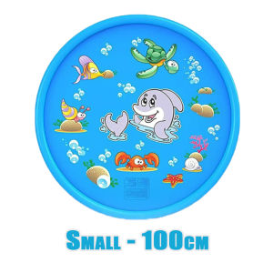 (Variation) Inflatable Water Spray Kids Outdoor Animal Sprinkler Play Pad Lawn Beach Sea Mat Tub Swiming Pool (S/M/L)