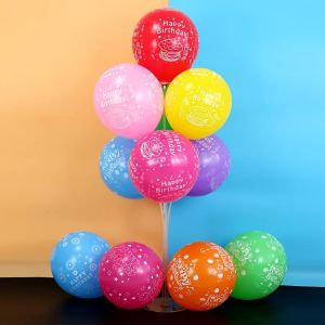 Balon Latex Mix Warna Macaron Doff Chrome Metalik Polkadot isi 10 Pcs 20 Pcs & 30 Pcs