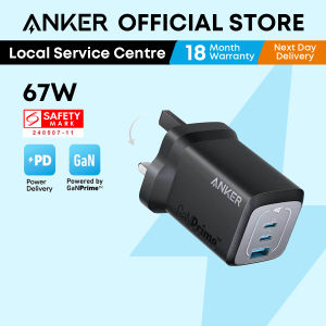 Anker Prime Charger 67W Fast Charging GaNPrime USB C Charger Compact Foldable Travel Adapter A2669