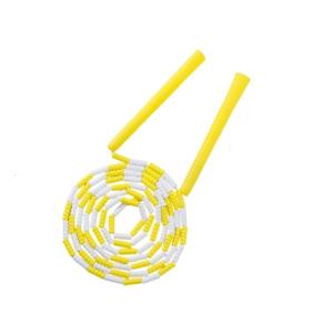 Regulable Beads Skipping Rope Nonslip Plastic Handle Colorful Rope for Kid Effects Exercise