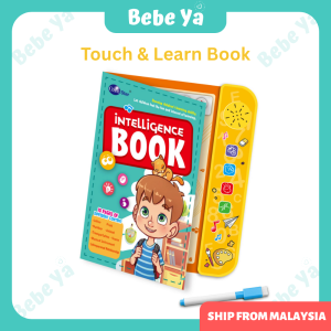 Touch Sound Book 【English】- Kids Early Learning Book ABC 123 Music Electronic Talking Book