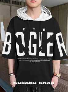 Hoodie Lengan Pendek Model korea - Hoodie Oversize Pria Dewasa Tersedia ukuran S M L dan XL - Hoodie Distro Oversize