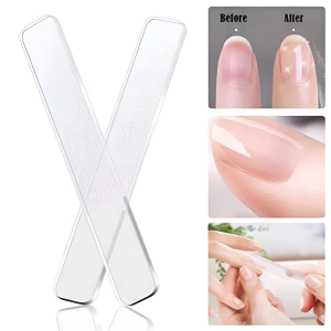 Alat Kikir Kuku Kilap / Asahan Pengkilap Manicure Bening Nano Glass Polisher