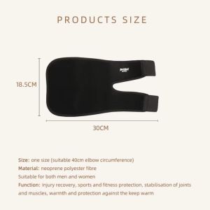 MUQZI bảo vệ khuỷu tay băng khuỷu tay bó khuỷu tayelbow support băng khuỷu tay nữ Nẹp Khuỷu Tay Hỗ trợ khuỷu tay Bảo vệ thể thao Có thể điều chỉnh Miếng đệm khuỷu tay màu đen Thể thao ngoài trời Cao su tổng hợp Bảo vệ khuỷu tay Nam và nữ