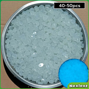 100pcs Colorful Glow in The Dark Pebbles Stones Rocks for Fish Tank Aquarium Garden