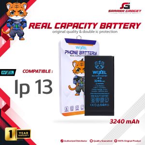 WIXEL Baterai Iphone 13 Batre Batrai Battery Dual Double Power HP Handphone Apple Ip Ori Original