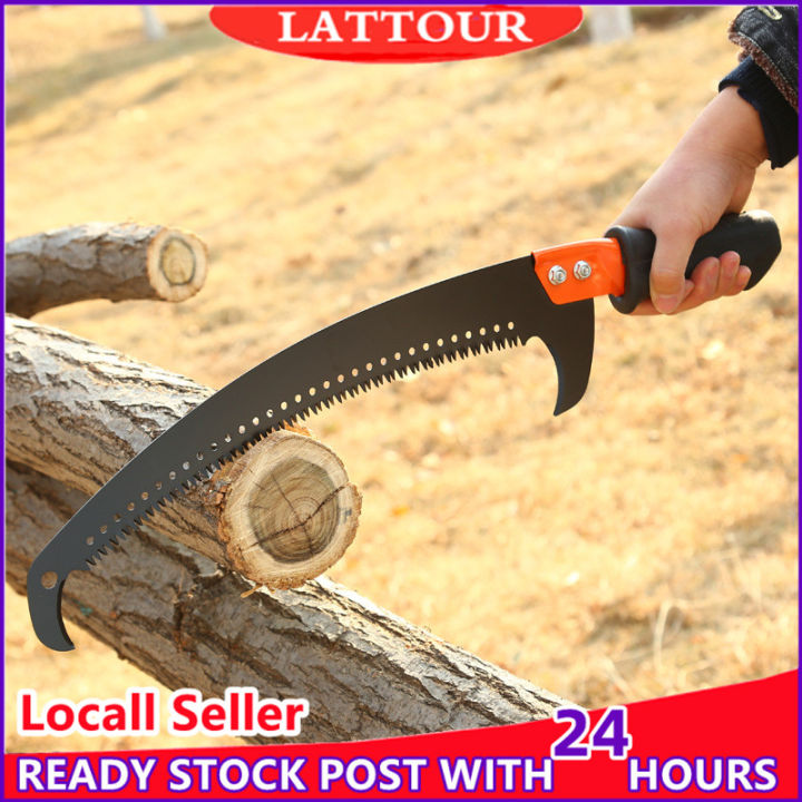 【COD&Ready Stock】LATTO Tree Manual Saw Handle High Branch Saw Hook Saw ...