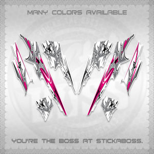 NMAX V2 FOR WHITE DECALS (2026 STAR SERIES KX EDITION) STICKER KITS BY STICKABOSS