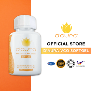 DAura Minyak Kelapa Dara (VCO) Softgel 80 Kapsul