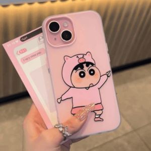 Phone Case For VIVO Y18i Y04 Y04S Y29S Y19S Y15S Y33S Y22S Y22 Y36 Y27S Y27 Y30 Y30i Y56 Y02S Y51 Casing VIVO Y28 Y29 Y20i Y12S Y12G Y02 Y03 Y18 Y18S Y28S Y02T Y01A Y15A Y11S Crayon Shinchan Soft Cute Cool 2 in1 Jelly TPU Shockproof Case Cover GDK042A