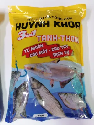 Cám Câu Cá HUỲNH KHOA ( Bịch 1kg )