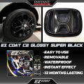 SUPER BLACK 钢琴黑(For Delete Chrome)(EZ Coat C2 Glossy Super Black chrome colour paint). 