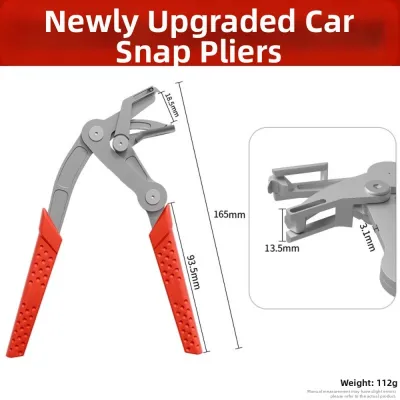 CLARO Damage-Free Disassembly Car Clip Pliers Multi-Purpose Plastic Rubber Fastener Rivet Remover Universal Special Auto Repair Clip Removal Pliers for Bodywork