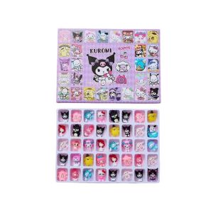 Sanrio Kuromi Labubu Blind Box 40 Holes Doll Keychain Toys Childrens Birthday Gifts Student Awards