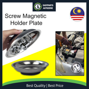 Autozone Stainless Steel Magnetic Tool Bowl Nuts Bolts Screws Small Parts Magnet Holder Plate