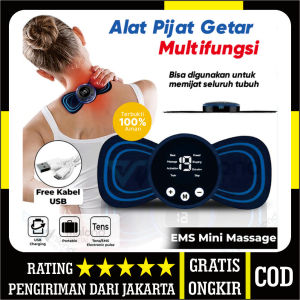 [PROMO] Alat Pijat Terapi Leher Punggung Perut Paha Bahu Pundak Otot Massager Alat Pijat Badan Serbaguna Universal Pemijat Elektrik - EMS Elektrik Pemijat Leher Mini Servikal Punggung Otot Pengurang Rasa Sakit Patch Portabel Massage Stimulator