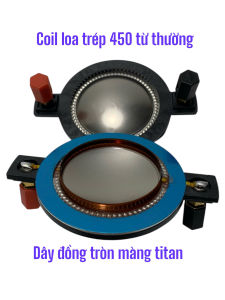 Côn loa treble 450 vòng côn 44.4 dây đồng tròn - cọc nhấn 6 cạnh - giá 1 cái