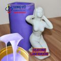 (Thùng 25kg - 112k/kg) Silicone làm khuôn, Silicon lỏng 828 RTV Rubber, Silicon dẻo đổ khuôn nến, Tượng, Thạch cao -Bộ 1kg Tặng kèm xúc tác. 
